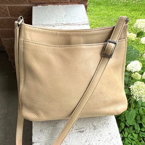 COACH Vintage Hudson 90s Y2K Sand Bucket Pebbled Compartments Shoulder Bag - Picture 1 of 10